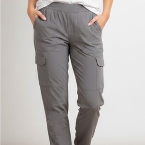 Athleta Chelsea Lightweight Asphalt Pull On Cargo Pants 6